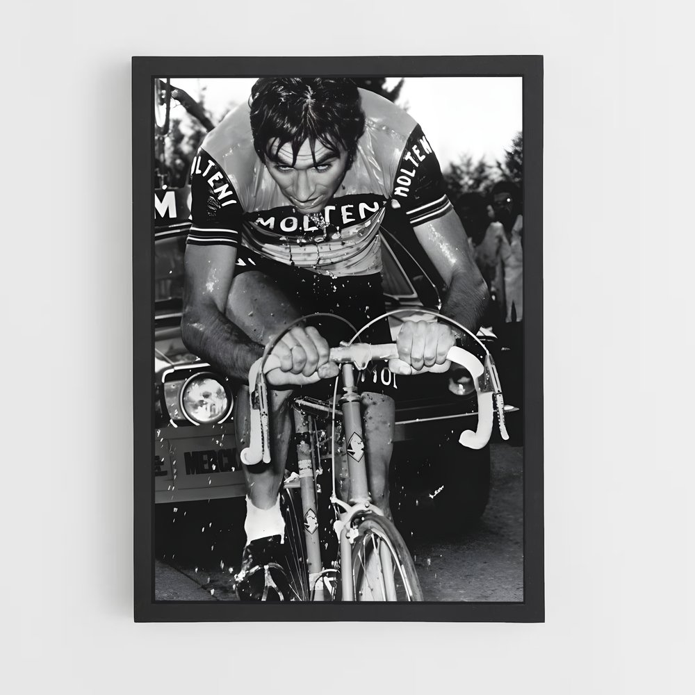 Poster La Route du Vélo – affiche Cyclisme (vue 2)